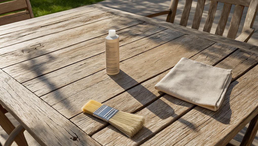 repairing cracks and fading outdoors