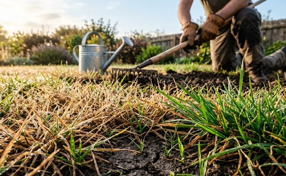 revive grass after drought