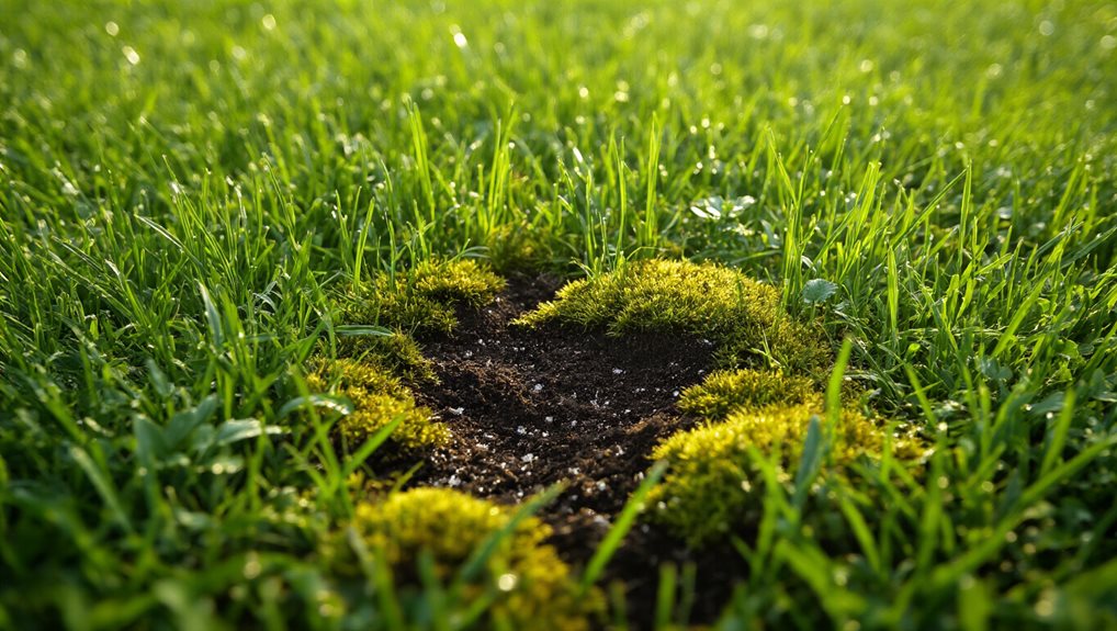 scarify lawn to remove moss