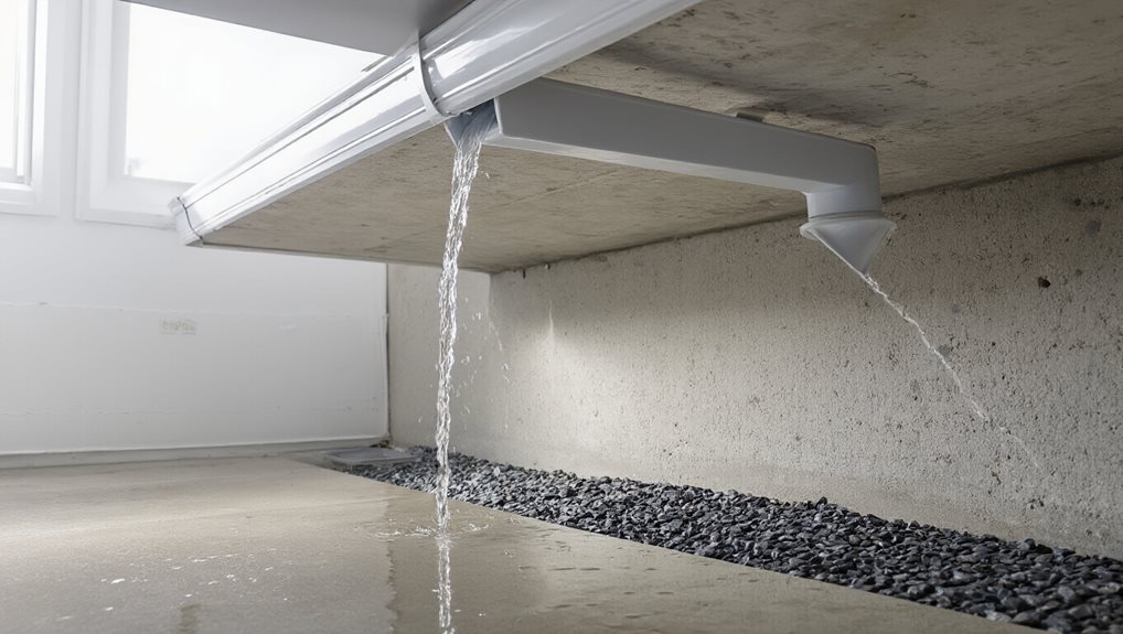 seamless gutters prevent basement sogginess