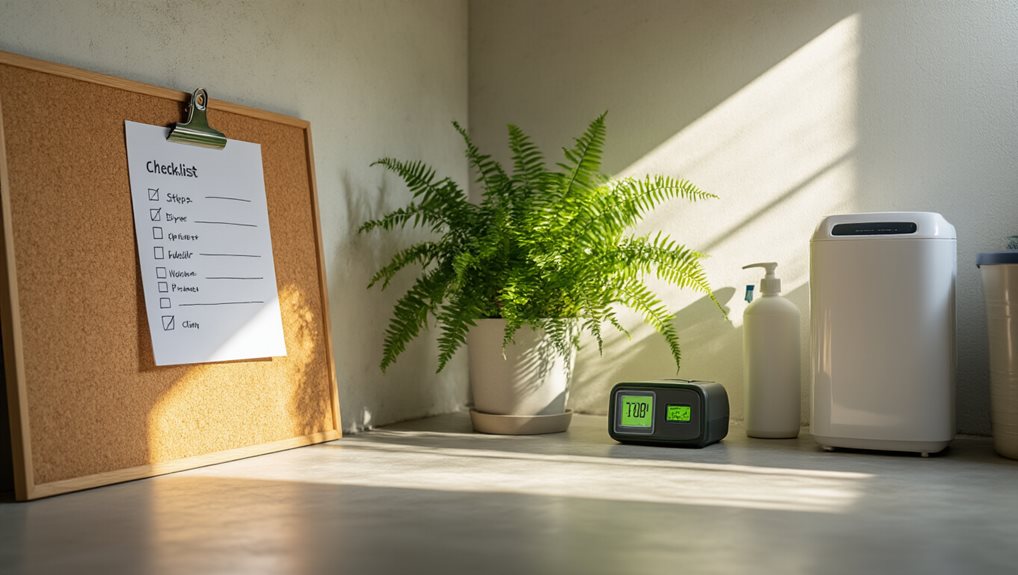 seasonal basement moisture prevention checklist