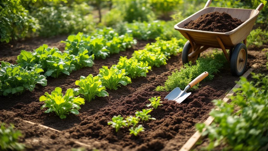 seasonal compost additions for beds