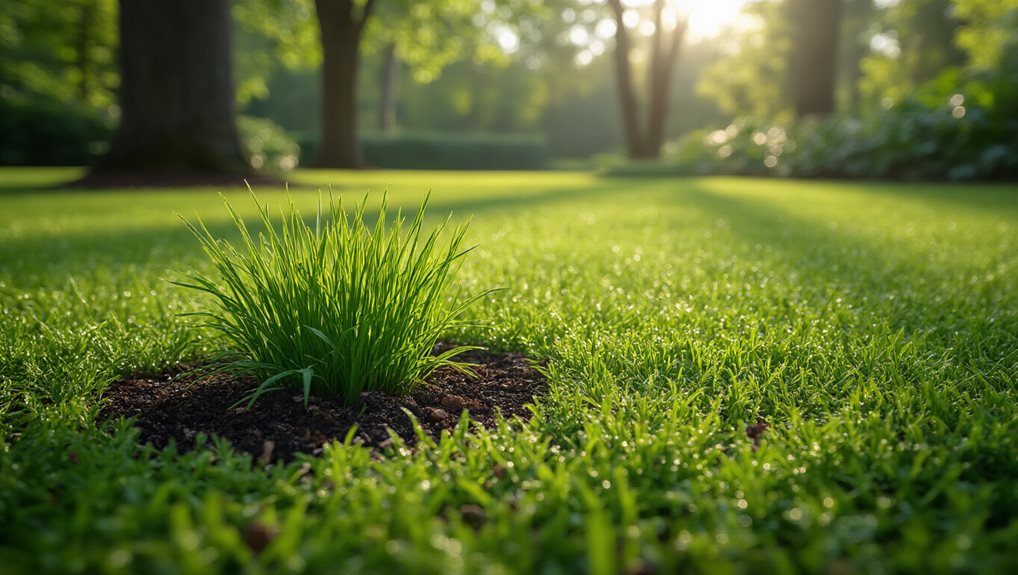 shade tolerant grasses outperform moss