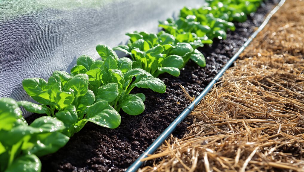 soil mix mulch moisture vigilance