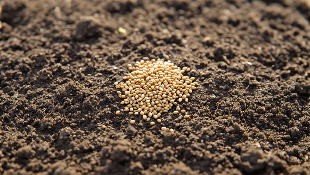 soil warmth governs germination timing