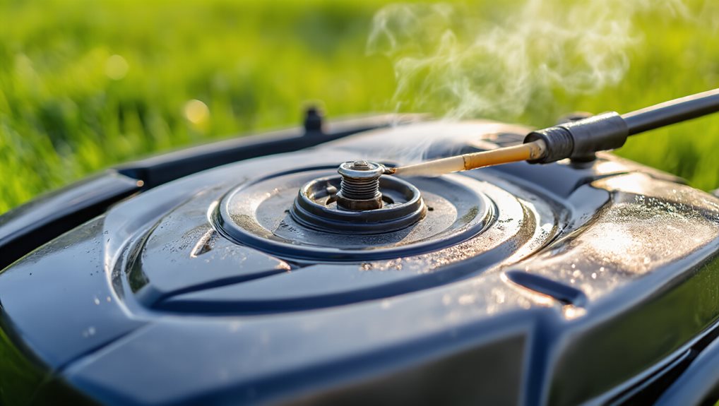 stale fuel causes mower issues