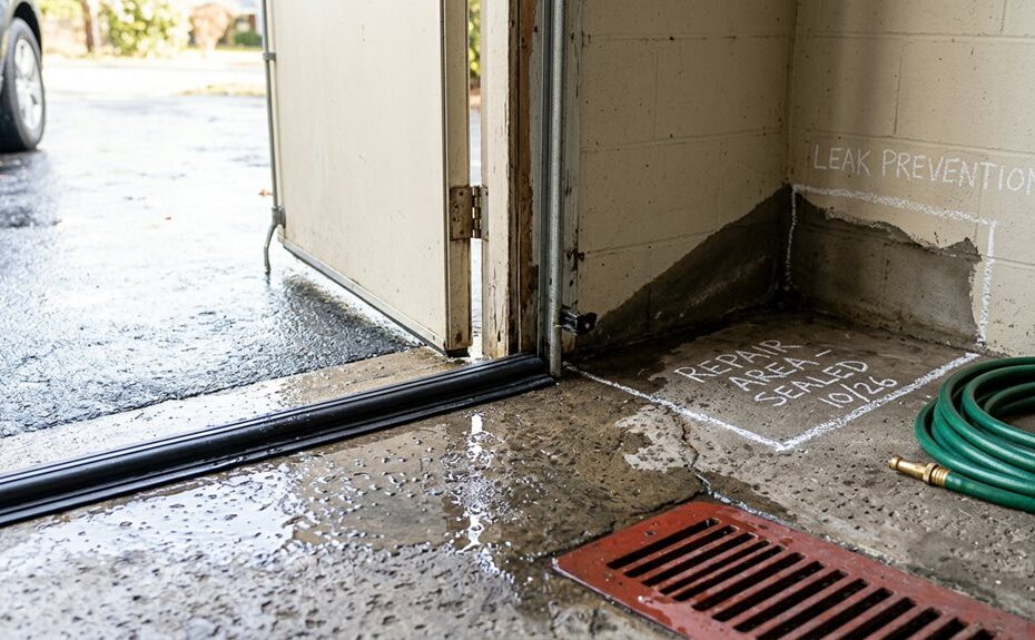 stopping garage water intrusion effectively