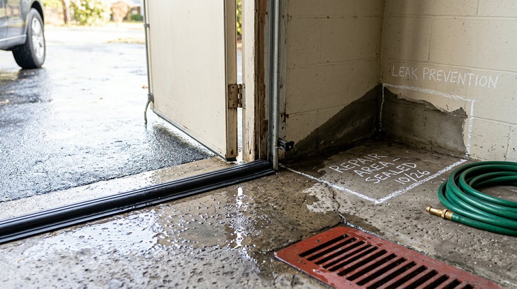 How to Stop Water Leaking Into Your Garage - Yardique