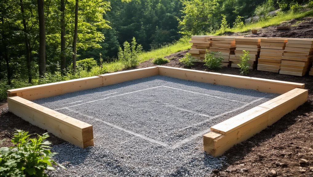 sturdy 2x12 limestone foundation