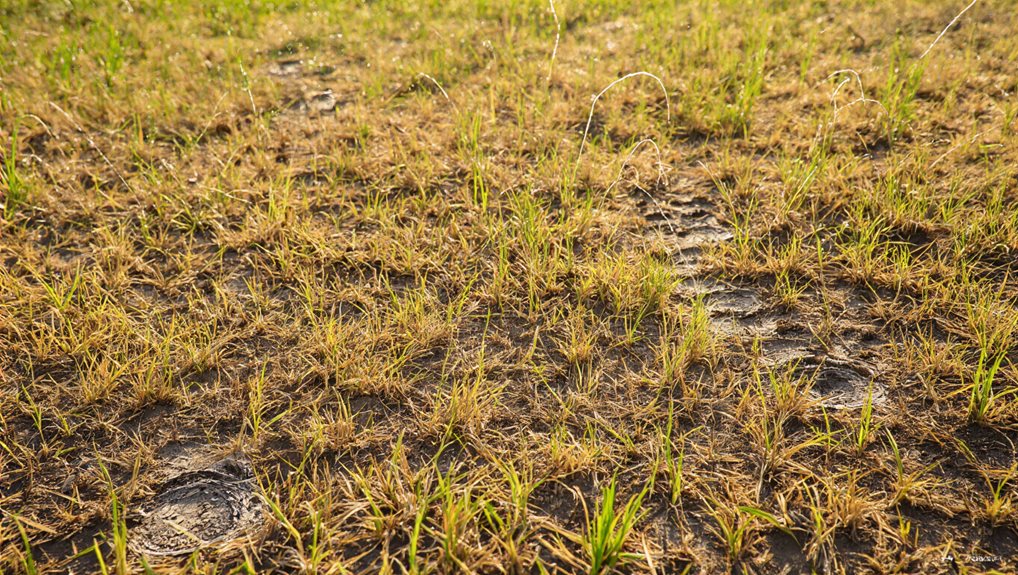 tells dead grass indicators and tests