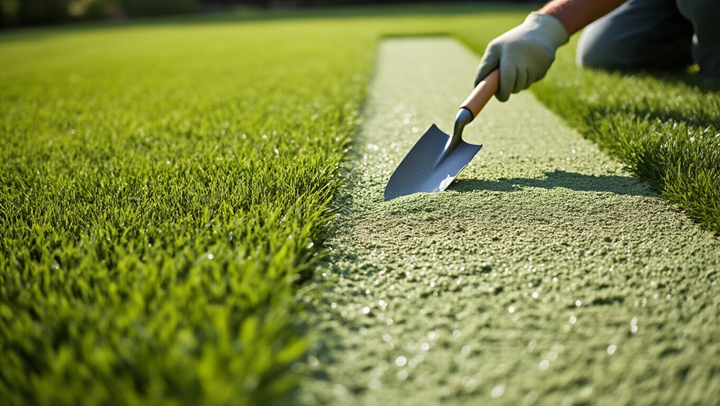 thin leveling layer inch fill low spots