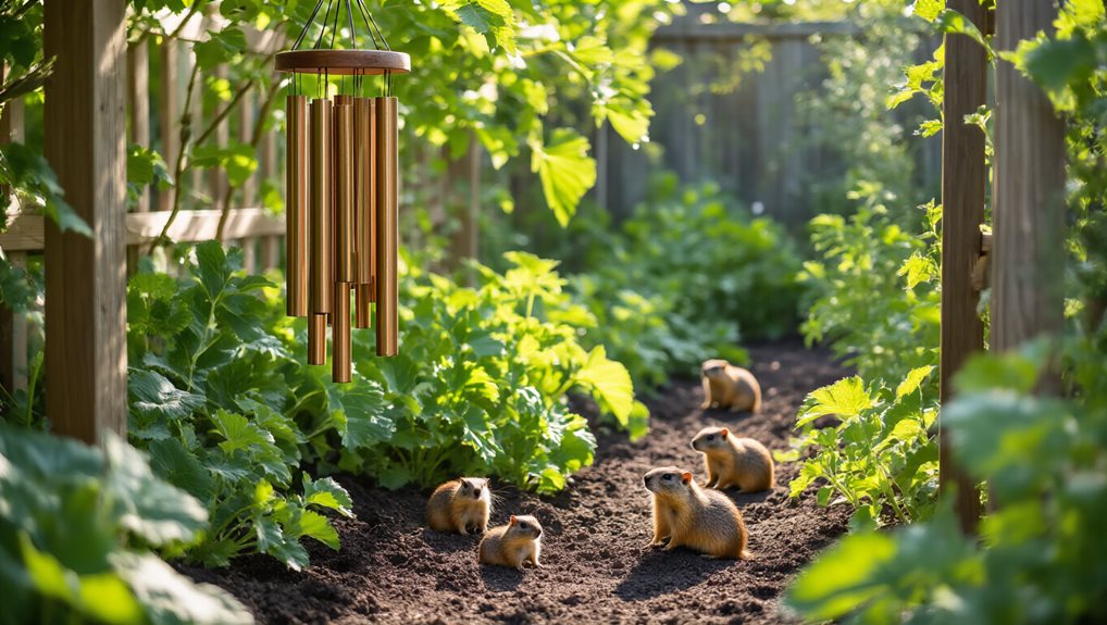 tin plate rattlers and wind chimes