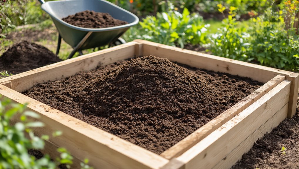 topsoil compost mix 6 8 inches