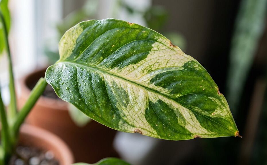 why are my plant leaves