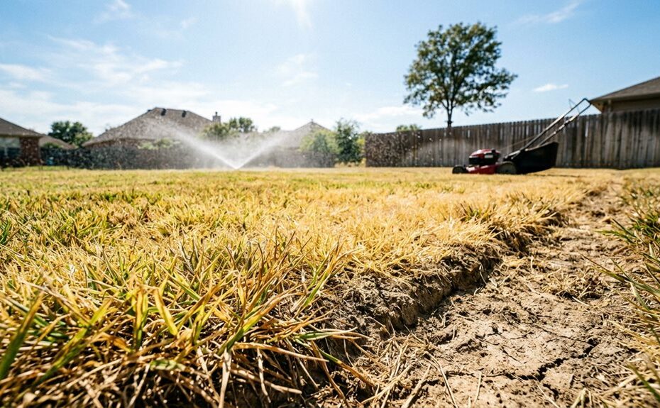 why is lawn turning yellow summer