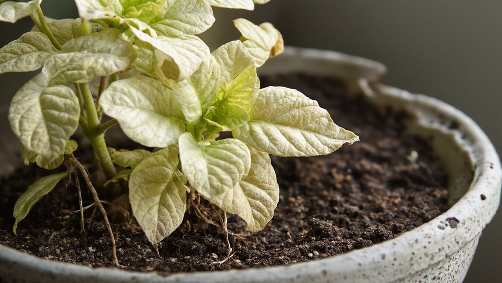 yellowing leaves signal decline brown tips and wilting