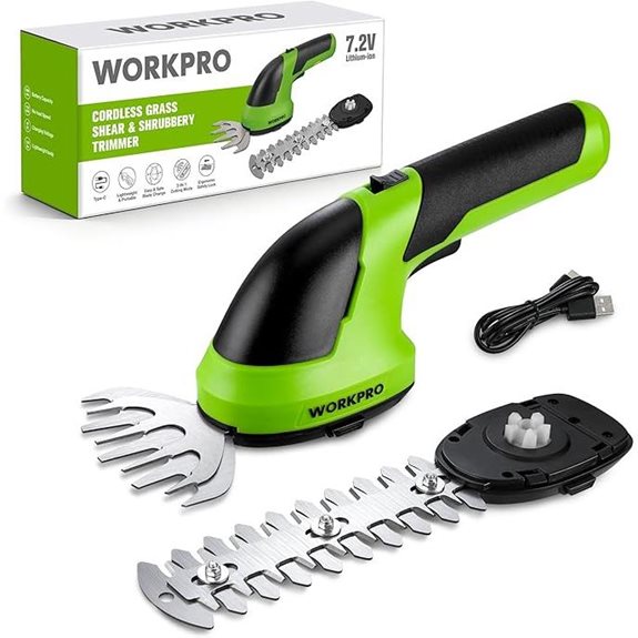 WORKPRO 2-in-1 Cordless Grass Shear & Trimmer