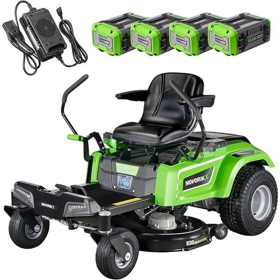 NovorikX 54V 42 Cordless Riding Lawn Mower