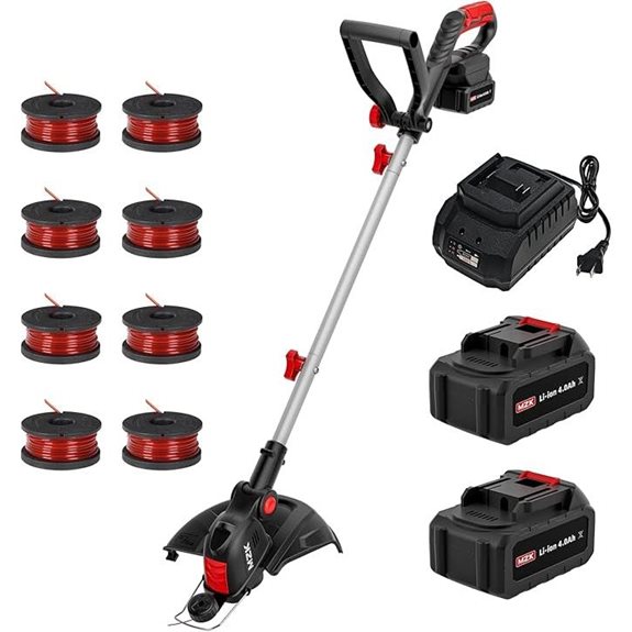 MZK 20V Cordless String Trimmer with Spools and Battery