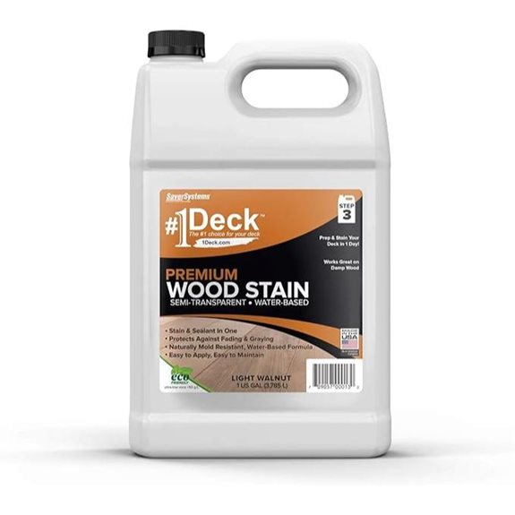 SaverSystems #1 Deck Wood Stain & Sealer (1 Gallon)