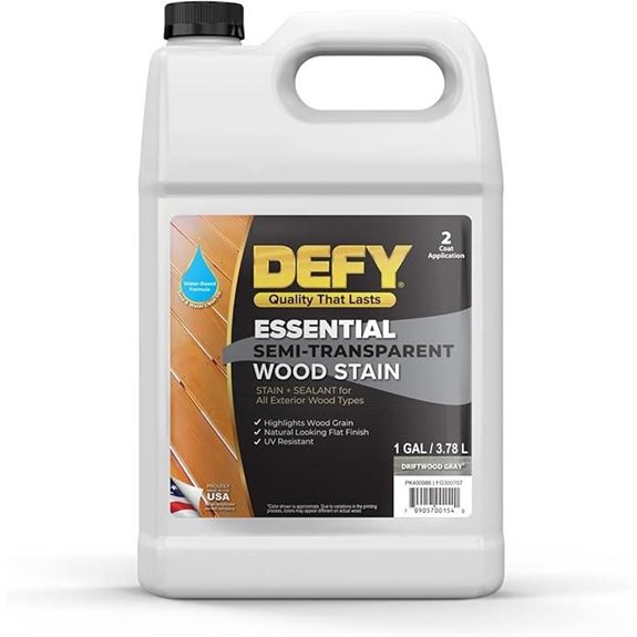 DEFY Driftwood Gray Outdoor Wood Stain & Sealer