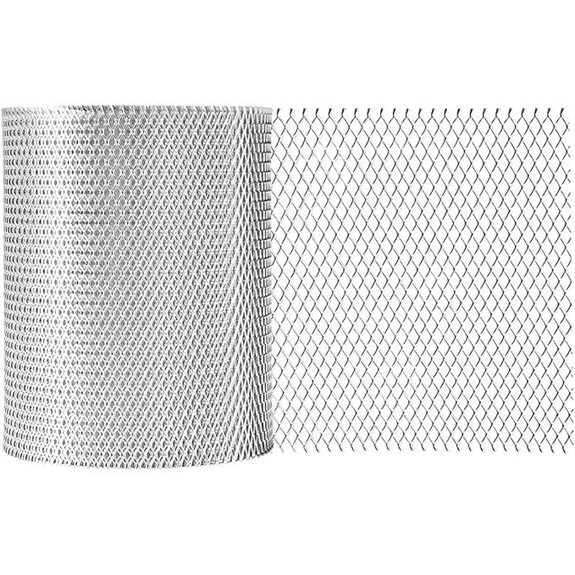 Aluminum Gutter Guard 50ft Roll Easy Install Rustproof