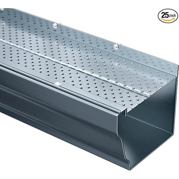 5 Inch Aluminum Gutter Guards 25 Pcs 100 ft