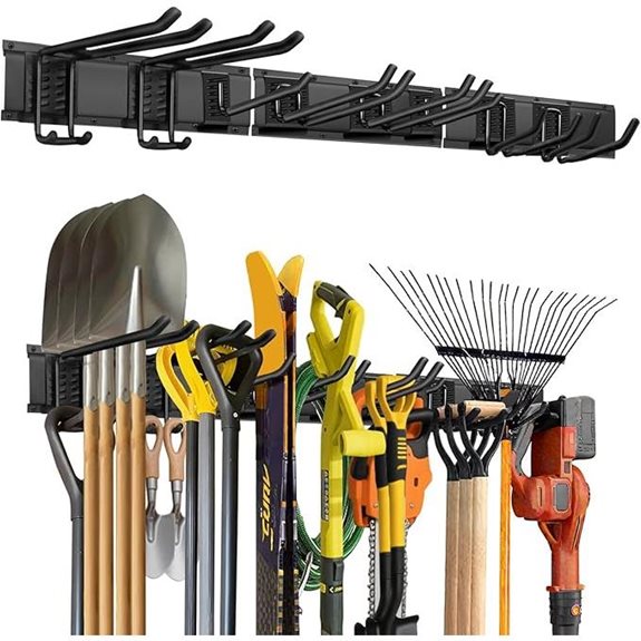 Garage Storage Tool Organizer with Hooks