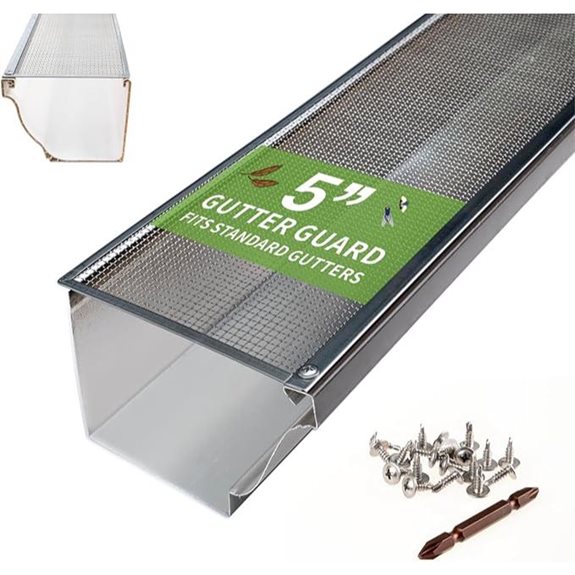 Heavy Duty Stainless Steel Gutter Guard (100 ft)