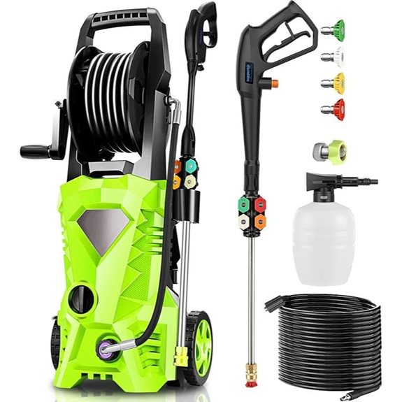 Electric Pressure Washer 5000 PSI with Nozzles & Foam Cannon