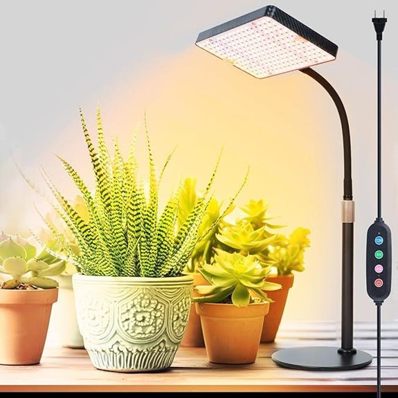 FRGROW Indoor Plant Grow Lights with Timer