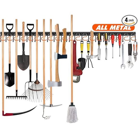 TVKB 68 Metal Garden & Garage Tool Organizer