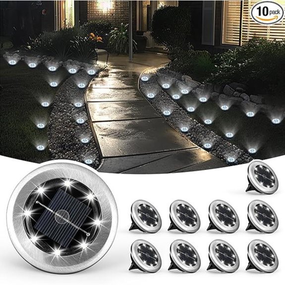 SOLPEX Mini Solar Ground Lights (10 Pack)