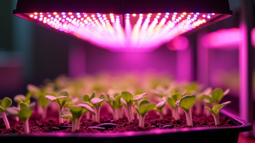 optimal seedling grow lighting