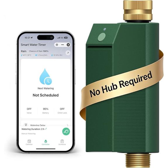 MOES WiFi Garden Hose Water Timer with App Control