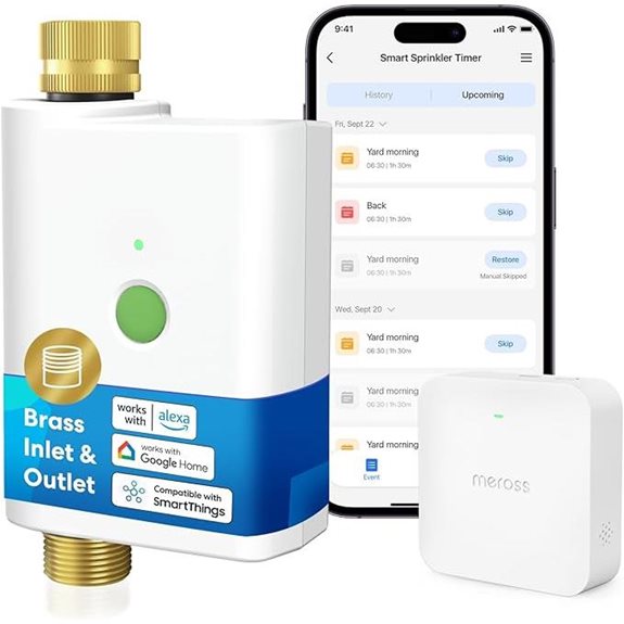 Meross WiFi Garden Hose Water Timer with Smart Control