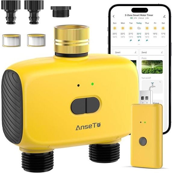 WiFi Smart Water Timer for Garden and Lawn