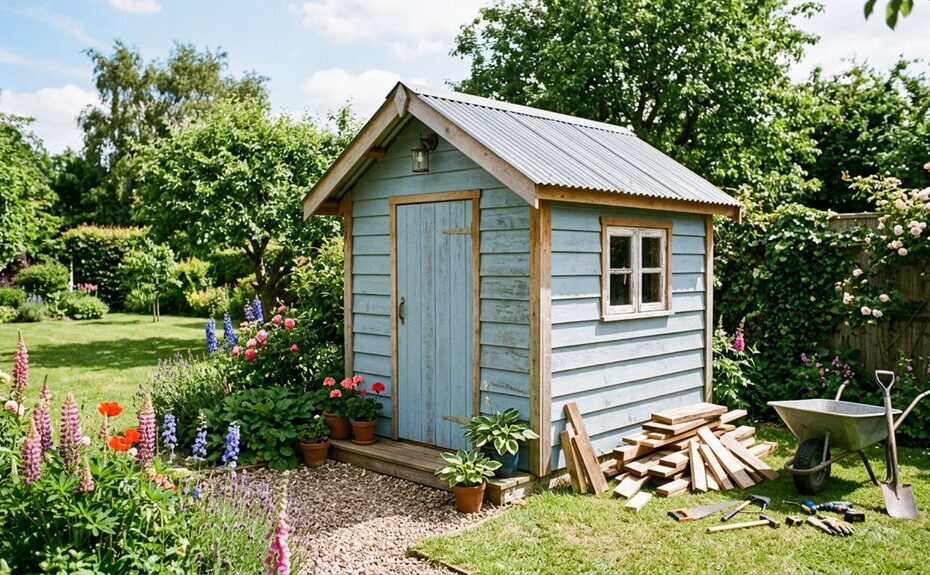 affordable diy garden shed