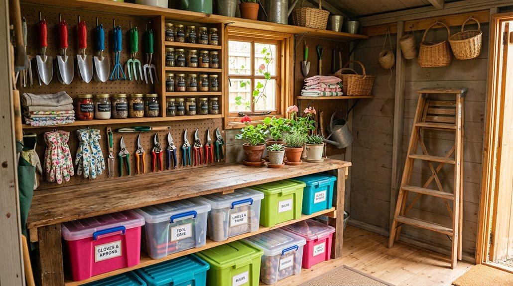 How To Organize A Garden Shed