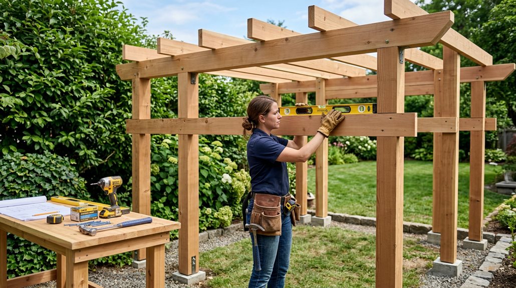 How To Build A Pergola Step By Step