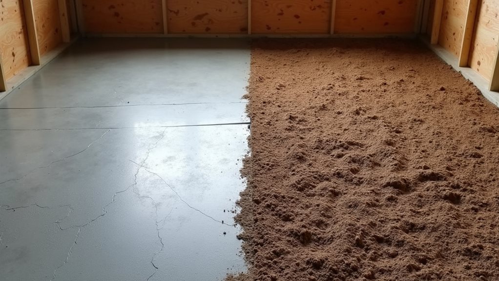 durable concrete shed flooring