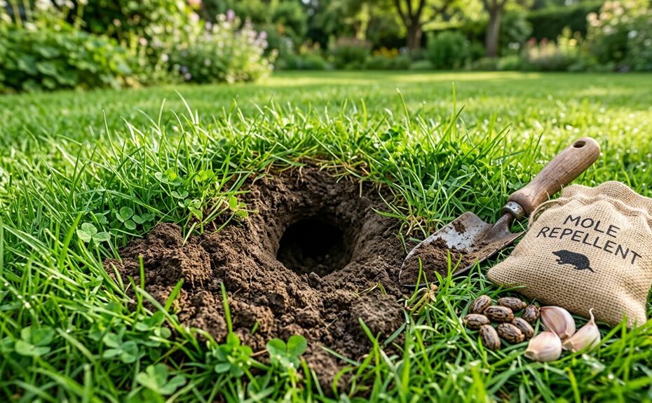 eliminate underground mole activity