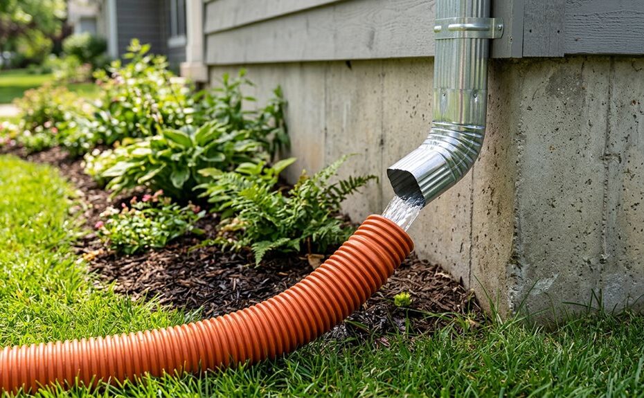 extend downspouts away