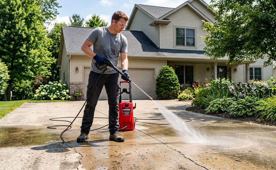 first time pressure washer tips