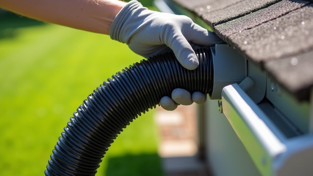 install proper drainage slope