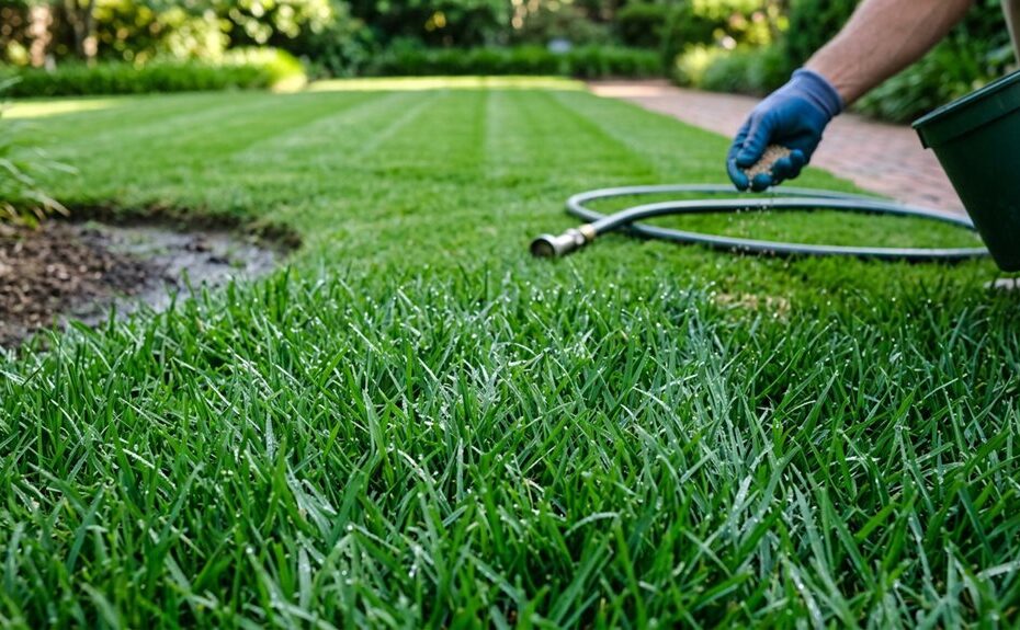 maintain water mow fertilize