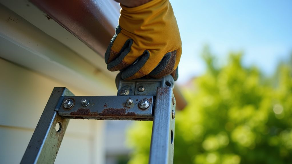 replace sagging gutter brackets