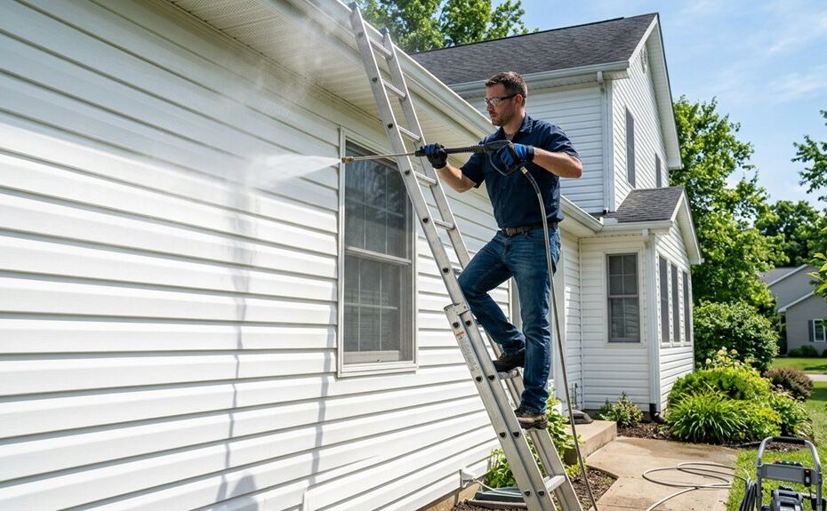 safe vinyl siding cleaning