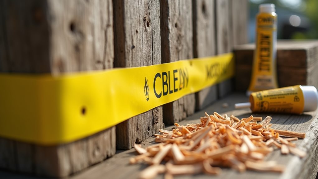 seal holes and deter bees