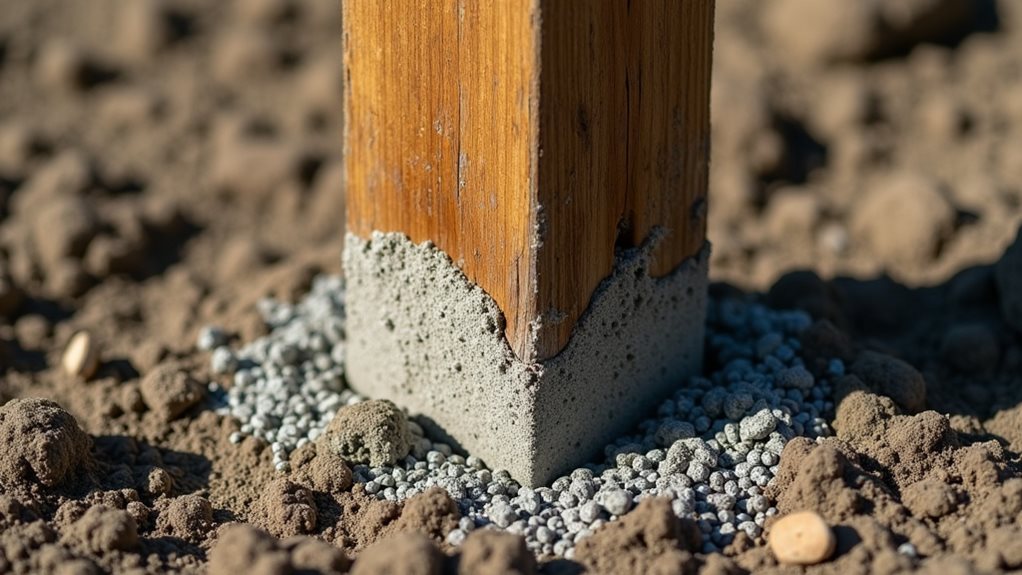 secure fence with stabilization